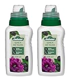 Dehner Eisendünger, hochwertiger Flüssigdünger, Dünger für Balkonpflanzen / Gartenpflanzen , NPK-Dünger, mit Spurennährstoffen, 2 x 250 ml (500 ml), für je ca. 100 l