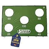 Best Sporting Torwand mit 5 Schusslöchern I 213 x 152 cm I Passend für Fußballtore mit 240 x 170 cm I Fußball-Trainingswand I Outdoor-Tor in grün
