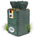 GARANTIA Thermo-King Komposter 600 Liter grün - Komposter Garten, Schnellkomposter, Abfall & Recycling, Biomüll, Komposteimer, Thermokomposter, Garten, Schnellkomposter Garten, Kompost