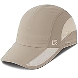 GADIEMKENSD Quick Dry Sport Hat Lightweight Breathable Outdoor Run Cap schirmmüTZE Herren Basecap Mütze Snapback Baseball Kappe Khaki