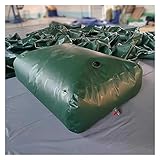 cchhHUAc PVC-Wasserblasentank mit großer Kapazität – 100–1585 Gallonen, zusammenklappbarer tragbarer Wasservorratsbehälter for den Einsatz im Freien und im Notfall(1x0.6x0.5m/300L/79Gallon)