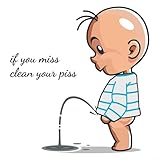 Lustige Cartoon-Aufkleber für Toilettendeckel, abnehmbare Aufkleber für einen einzigartigen Badezimmer-Look (1#)