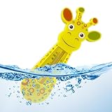 Badethermometer Giraffe - Schwimmendes Badethermometer Giraffe | Giraffe Baby Badewassertemperatur-Thermometer, Schwimmendes Thermometer Für Sichere Badezeit, Babysicheres Schwimmendes Badethermometer