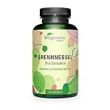 BIO BRENNNESSEL Kapseln hochdosiert | 100% BIO Rohstoffe aus Europa | 900 mg Extrakt aus Wurzel + Blatt | Laborgeprüft | 120 Kapseln | Vegan und ohne Zusatzstoffe | Deutsche Produktion von Vegavero®