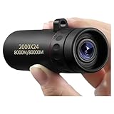 Kompaktes Hochleistungs-Monokular-Teleskop, 8-fache Vergrößerung, tragbares Einzelrohr zum Wandern, Vogelbeobachtung, Sternenbeobachtung und Outdoor-Abenteuer