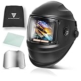 STAHLWERK Automatik-Schweißhelm 3 in 1 BOOSTER - Schweißerhelm mit True-Colour, autom. Abdunkelung DIN 4-13, Jobspeicher, optische Klasse 1/1/1/2, Sichtfeld 116 x 81 mm, Schweißschild, Schweißmaske