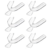 6 Stück Bleaching Schienen zum Zähne, Wiederverwendbar Sports Athletic Mouth Guard, Whitening Tray for Day and Night