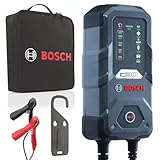 Bosch C30 Batterieladegerät, 3,8 Ampere, mit Erhaltungsladungs-Funktion - Autobatterie-Ladegerät für 6 V / 12 V Blei-Säure-, AGM-, EFB-, Gel-, und SLI-Batterien