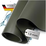 TeichVision - Premium PVC Teichfolie olivgrün - Stärke 1 mm - 2 m x 1 m/PVC Folie olivgrün geeignet für Teiche, Biotope, Naturschwimmbäder