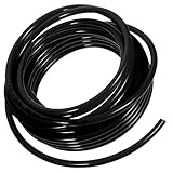 Gatuida PU Luftschlauch Schwarz Hochdruck Pneumatikschlauch mit Explosionsschutz für Luftkompressor Industrie und DIY Anwendungen Langlebiges Tpu Material