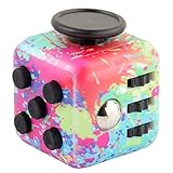 Yeefunjoy Fidget Toy Cube Anti Stess Würfel Stresswürfel Spielzeug mit 6 Seiten Funktion zum Stressaubbau bei Nervösität für alle Altersklassen kleines Geschenk für Männer Frauen Kinder