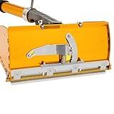 Czyurachel Drywall Taping Tools Flat Finishing Box Set, 10' Verputzer Werkzeug Set Mit 40'-64'' Ausziehbarem Griff Für Trockenbau Eignet Sich Sehr Gut, Gelb