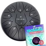 XALANI Zungentrommel Pure Harmony – Klangvolle Steel Tongue Drum (6 Zoll, 11 Töne, C-Dur) – Inkl. Einsteigerheft für sofortiges Spielen