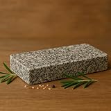 SLATEEX® Granitstein 20×12×2,5 cm – poliert & hochwertig | Kompakter Grill- & Kochstein aus Naturgranit | Hitzebeständig, langlebig & vielseitig
