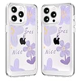 ERDARARIPRO Hülle kompatibel mit iPhone SE 2022/SE 2020/8/ 7/ 6s/ 6, Transparente Handyhülle mit Blume Muster Design Weiche TPU Stoßstange Schutzhülle QA40 Clear