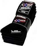normani 10 Paar EXTREM Stabile Arbeitssocken - Ferse und Spitze EXTRA verstärkt - Sportsocken ohne gummidruck ! Farbe Schwarz Größe 43-46