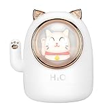 Luftbefeuchter-Diffusor, 400 ml, große Kapazität, Katzenform, Timing für Zuhause und Büro