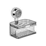 Seifenschale für die Dusche, Wandmontage, Seifenablage für das Badezimmer, automatischer Abfluss, wasserdichter -Organizer, Seifenhalter ohne Bohrer, für das Badezimmer