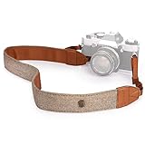 TARION Kamera Schultergurt Kameragurt Kamera Tragegurt Bohemian Nackengurt Kamera Band Hals Camera Neck Strap für Canon Fuji Nikon Olympus Panasonic Nikon Pentax Sony usw. Modell LYN-242H, Braun, Bohemian-Strap-LYN-241Z