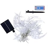 Homoyoyo Xingyue Vorhanglicht Fee hochzeitsdeko Schlafzimmer LED-Leuchten ästhetische Raumdekoration LED-Fensterbeleuchtung Lichterketten Fensterlicht Mondstern leuchtet Plastik Transparent