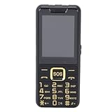 MENDUNER Senior Handy für ältere Menschen mit Großem Schlüssel mit 2,6 Zoll HD Bildschirm, 2500 mAh Batterie und Notfall SOS Taschenlampe für Senior, Einfaches Grip Design (Black)