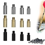 12Pcs 1.5/2/2.5/3g Dart Weights Brass 3 colors Darts Weight Dart Tool Kit for Dart Counterweight Accessories With 50 Washers