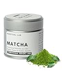 Ceremonial Matcha - Reines Matcha Pulver aus Japan - Ceremonial Grade - Original Matcha Grüntee - Erste Ernte - 100% Natürlich und Laborgeprüft (40g)