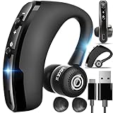 Retoo Bluetooth Headset, Wireless In-Ear-Ohrhörer Freisprech Handy mit Mic V4.1 Freisprech-Bluetooth-Ohrhörer mit 20 Stunden Sprechzeit Mic Mute Zwei-Geräte-Verbindung für Phone, Android und Laptop