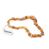 Bernsteinhalsband für Hunde und Katzen - 100% natürliche baltische Bernsteinperlen - 20cm