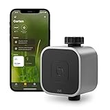 Eve Aqua (Apple Home): Smarte Bewässerungssteuerung per App oder Siri - auch von unterwegs, Garten/Balkon automatisch gießen, geeignet für Mehrfachverteiler, einfache Bedienung, Thread, Keine Bridge