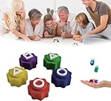 Siebkorb Gonggi-Spiel, gewichtetes Gonggi-Spiel, koreanisches Spiel, traditionelles Volksspiel, Jack-Stein-Set, Gong-Gi, Mini-Fünf-Hand-Augen-Koordinationstraining, geeignet für Familientreffen (Typ