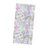 Fenteer 3D-Sichtschutz-Fensterfolie, UV-blockierend, schmücken, wasserfest, Nicht klebend, Glas-Aufkleber, statisch haftend, gefärbt für, Stil v