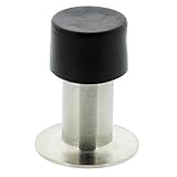 BURG WÄCHTER Wand-Türstopper, Höhe: 65 mm, TSW 2365 Ni SB, Edelstahl/Gummi, Grau