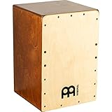 Meinl Percussion Snarecraft Cajon Instrument - Kompakte Trommelkiste mit zwei Snare-Teppichen - Schlagfläche Baltische Birke (SC80AB-B)