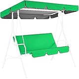 Verstellbarer Gartenschaukelstuhl mit abnehmbarem Kissen – Bequeme Outdoor-Schaukelbank für Terrasse, Pool und Hinterhof, Entspannung