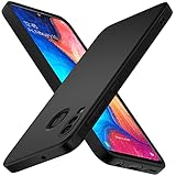 ivoler Silikon Hülle für Samsung Galaxy A20e / A20 e mit Kameraschutz, Ultra Dünne Weiche Stoßfest Schutzhülle Flexible TPU Matte Schwarz Handyhülle Kratzfest Case Cover