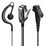 HYS TPH900 Mikro-Headse Kopfhörer für Airbus TPH-900 TETRAPOL Walkie Talkie, mit PTT (KH07H1)