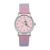 Prinzessin Lillifee Armbanduhr mit Kunstlederband für Mädchen, rosa, wasserdichte 3 bar, Lillifee, Geschenkidee, kommt in Uhren Geschenkbox, 2040170