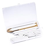 Xiaomoyu 16 Stück Papierwischer Set Bleistift um Zeichnen, Blendende Stümpfe und Tortillions Set für Skizze, Kunst, Zeichnen, Künstler, Basteln, Schleifpapier, Verlängerungswerkzeug