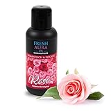 FRESH AURA Saunaaufguss Konzentrat – Sauna Aufgussmittel Rose – Sehr ergiebiger und langanhaltender Saunaduft – Romantisch und Elegant | Made in Germany (100ml)