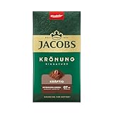 Jacobs Krönung Kräftig, Gemahlener Röstkaffee, Dunkle Röstung, 500g (1er-Pack)