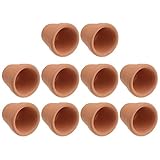 Yardwe 10pcs Hand Vase Mini Clay Pots Small Stand Mini Ceramic Flower Pots Clay Pots for Plants Mini Terrakotta Pots for Plants Clay Pots Small Pots for Plant Small Cactus Sukkulenten Bowl