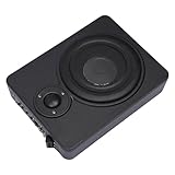 Rogowsen 300-W-Subwoofer für Autos, Aktiver Verstärker mit Sockel, Eingebauter Autolautsprecher, Geeignet für Alle Arten von Autos, Lastwagen und Wohnmobilen