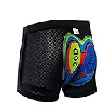 GBZIJIE Radlerhose Herren Elastic,Radlerhose Damen Radfahren Shorts Radfahren sportunterwäsche Kompression Strumpfhose Fahrrad unterwäsche männer und Frauen MTB reiten(01,S)
