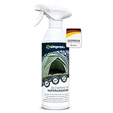 simprax® Zelt Imprägnierung Spray-On - 500ml - Imprägniermittel Imprägnierspray - Oeko-TEX ECO-Passport - UV-stabil, biologisch abbaubar