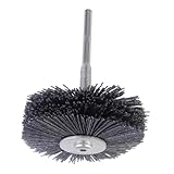 ANDRESLAD Abrasives Körnung Schleifkopf für Holzpolitur Vielseitiger Schleifbürstenaufsatz mit Gewindemontage für Möbel Holzschnitzerei und Konkave Flächenbearbeitung