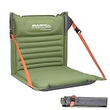EULANT Aufblasbares Stadion Sitzkissen mit Rückenlehne,Wasserdicht Stadionsitz mit Lehne für Camping Strand Kajak Wandern Stadion Sportveranstaltungen Konzert Ausflüge Wandern,Grün