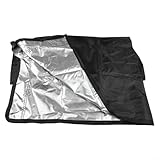 106,7 cm Outdoor-Grillabdeckung aus 210D Oxford-Stoff mit PU-Beschichtung, entworfen für sicheren Sitz mit elastischem Saum und Riemen gegen Wettereinflüsse