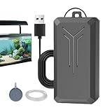 Aquarium Luftpumpe - Sauerstoffpumpe,Leise Membranpumpe Mit Zubehör Für Hydroponik & Gartenteich