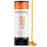 New Zealand Honey Co. Manuka Honig MGO 250+ | 500g Quetschflasche | Aktiv und Roh | Hergestellt in Neuseeland | Zertifiziertem Methylglyoxal Gehalt | 500g